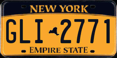NY license plate GLI2771