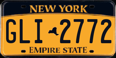 NY license plate GLI2772