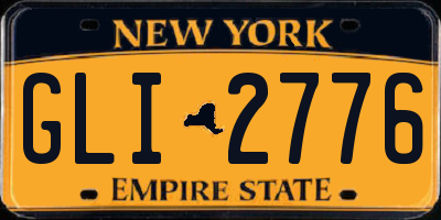 NY license plate GLI2776