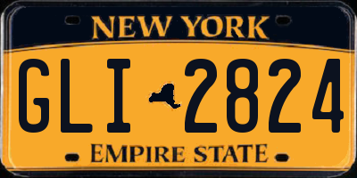 NY license plate GLI2824