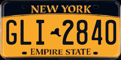 NY license plate GLI2840