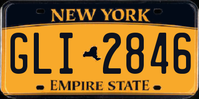 NY license plate GLI2846