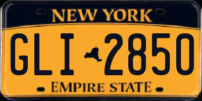 NY license plate GLI2850