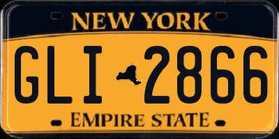 NY license plate GLI2866