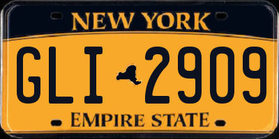 NY license plate GLI2909