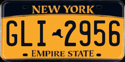 NY license plate GLI2956