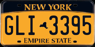 NY license plate GLI3395