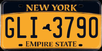NY license plate GLI3790