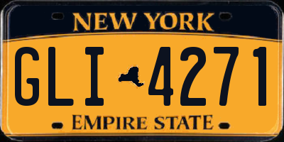 NY license plate GLI4271
