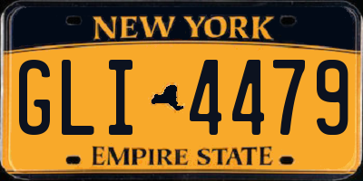 NY license plate GLI4479
