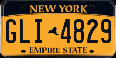 NY license plate GLI4829