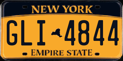 NY license plate GLI4844