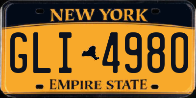 NY license plate GLI4980