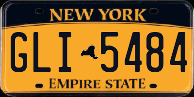 NY license plate GLI5484