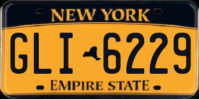 NY license plate GLI6229