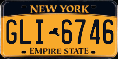 NY license plate GLI6746