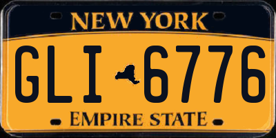 NY license plate GLI6776