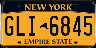 NY license plate GLI6845