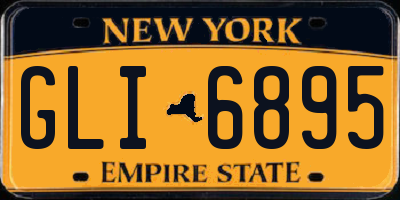 NY license plate GLI6895