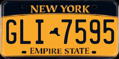 NY license plate GLI7595