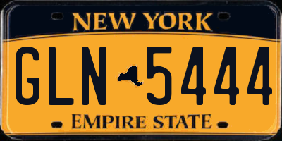 NY license plate GLN5444
