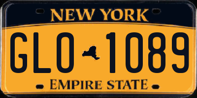 NY license plate GLO1089