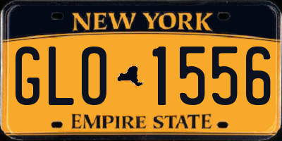 NY license plate GLO1556