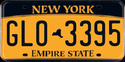 NY license plate GLO3395