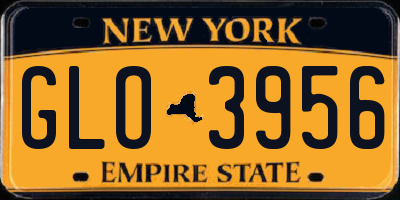 NY license plate GLO3956