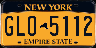 NY license plate GLO5112