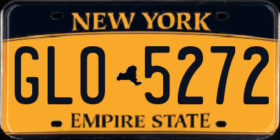 NY license plate GLO5272