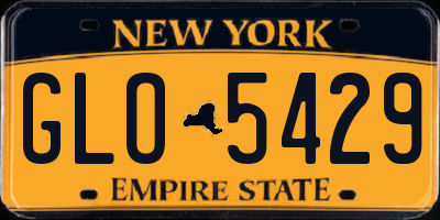 NY license plate GLO5429
