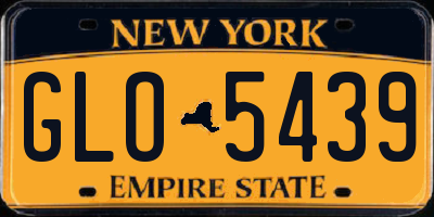 NY license plate GLO5439