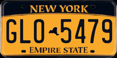NY license plate GLO5479