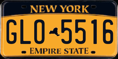 NY license plate GLO5516