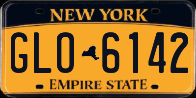 NY license plate GLO6142