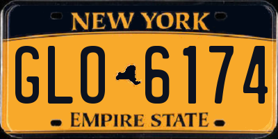 NY license plate GLO6174