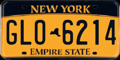 NY license plate GLO6214