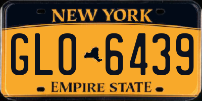 NY license plate GLO6439