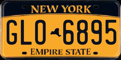 NY license plate GLO6895