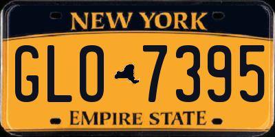 NY license plate GLO7395