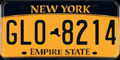 NY license plate GLO8214