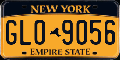 NY license plate GLO9056