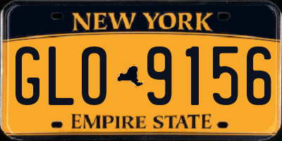NY license plate GLO9156