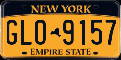 NY license plate GLO9157