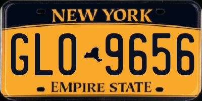 NY license plate GLO9656