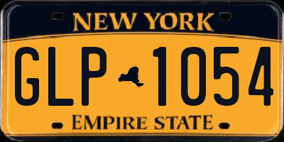 NY license plate GLP1054