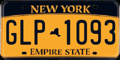 NY license plate GLP1093