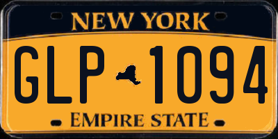 NY license plate GLP1094