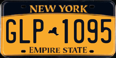 NY license plate GLP1095